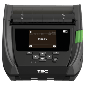 TSC Alpha-40L, 8 punti /mm (203dpi), Peeler, RTC, Display, USB-C, BT (5.0), NFC, batteria ampl.